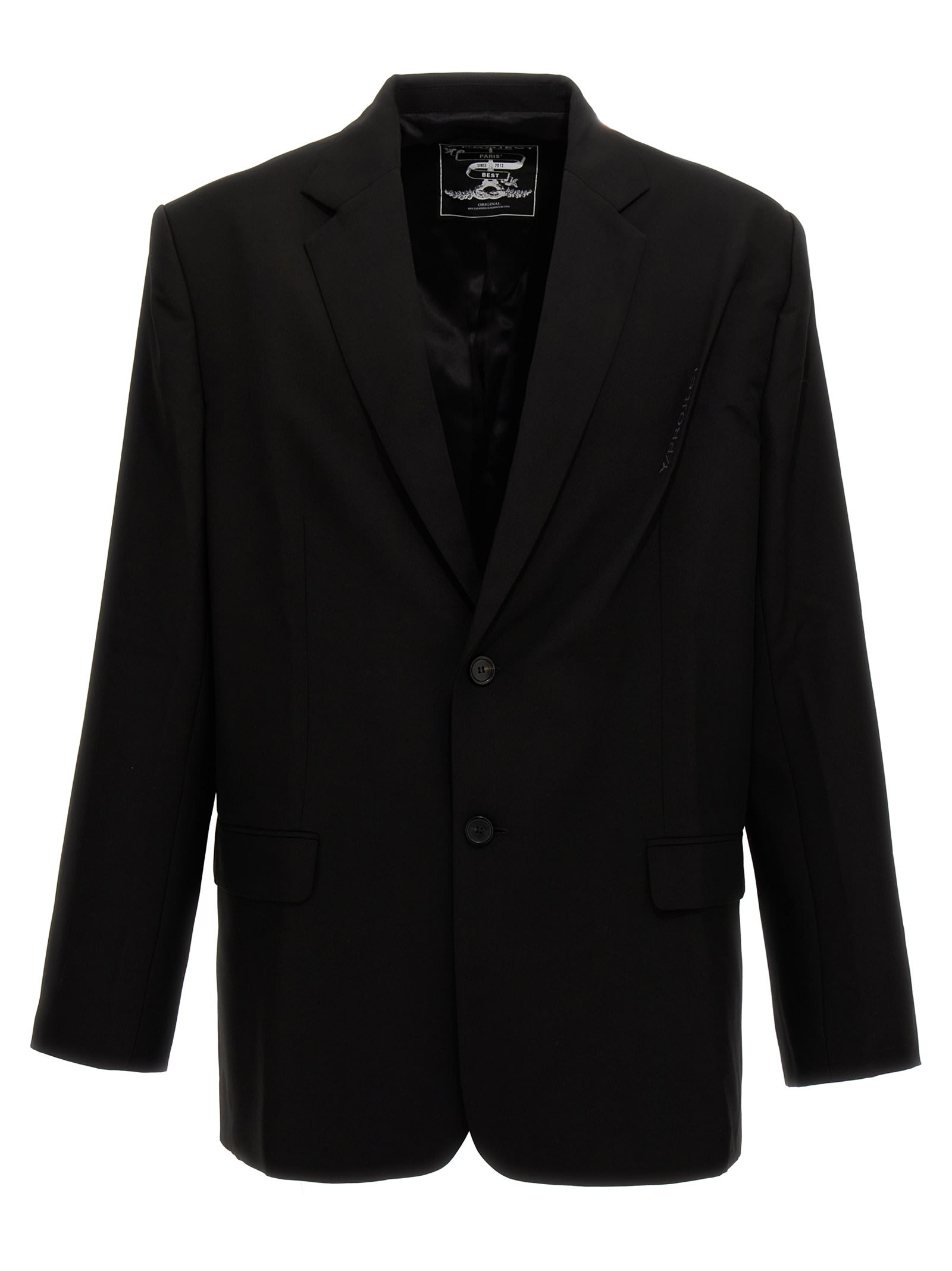 Y/Project pinched Logo Blazer