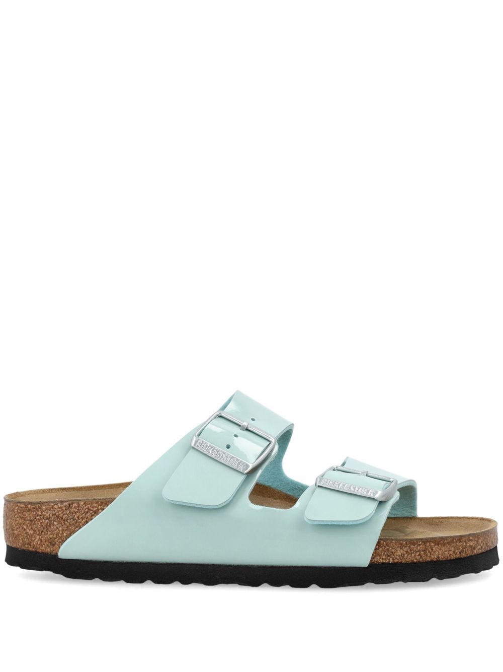 Birkenstock Arizona 漆面凉鞋 - 绿色