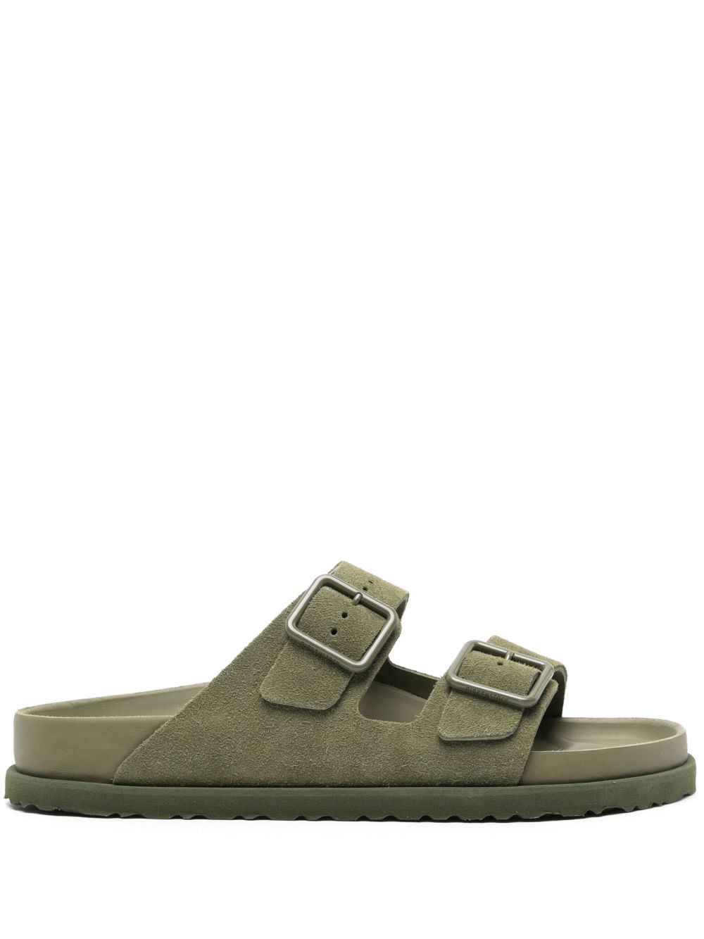 Birkenstock Arizona 绒面皮凉鞋 - 绿色