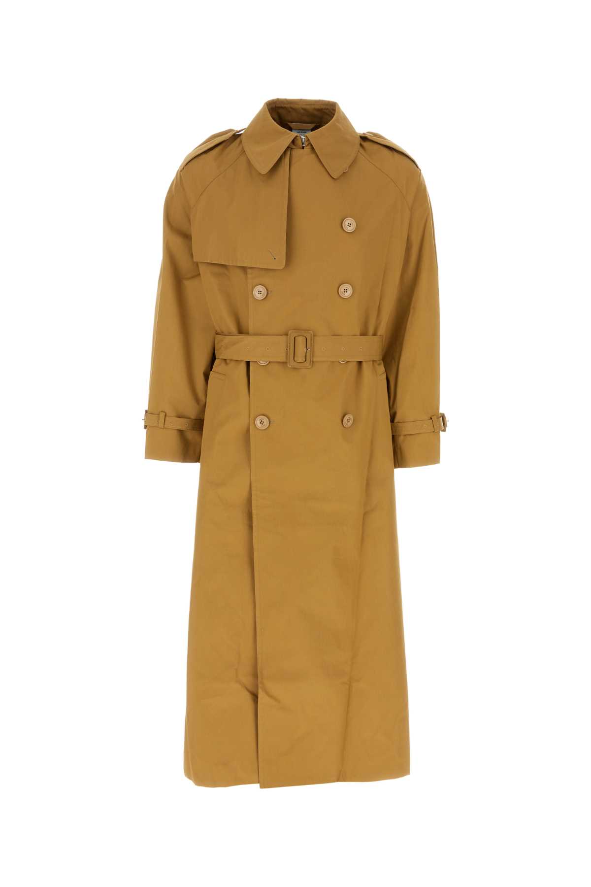 VETEMENTS 赭石色棉质宽松风衣