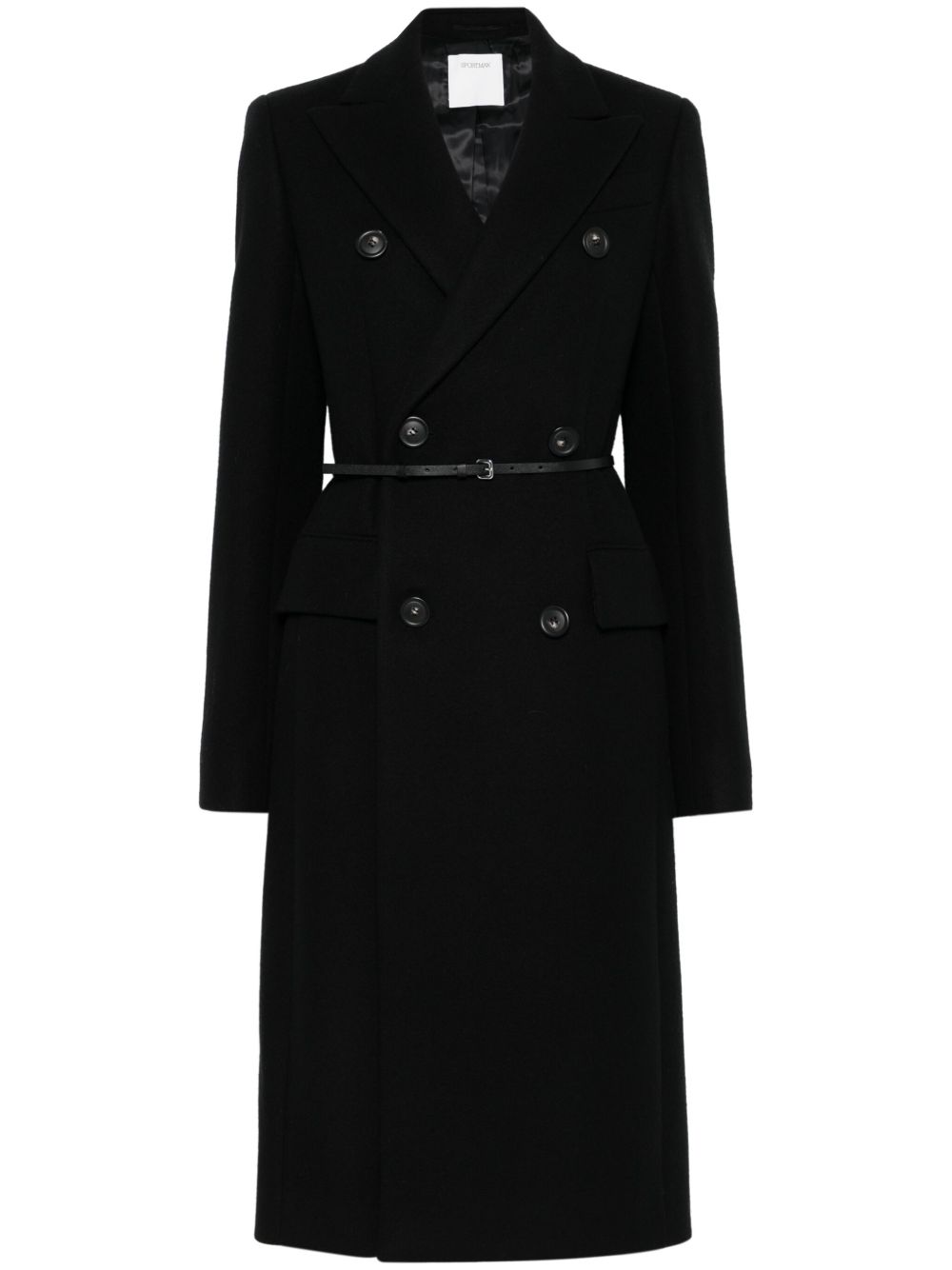Sportmax 双排扣外套 - 黑色