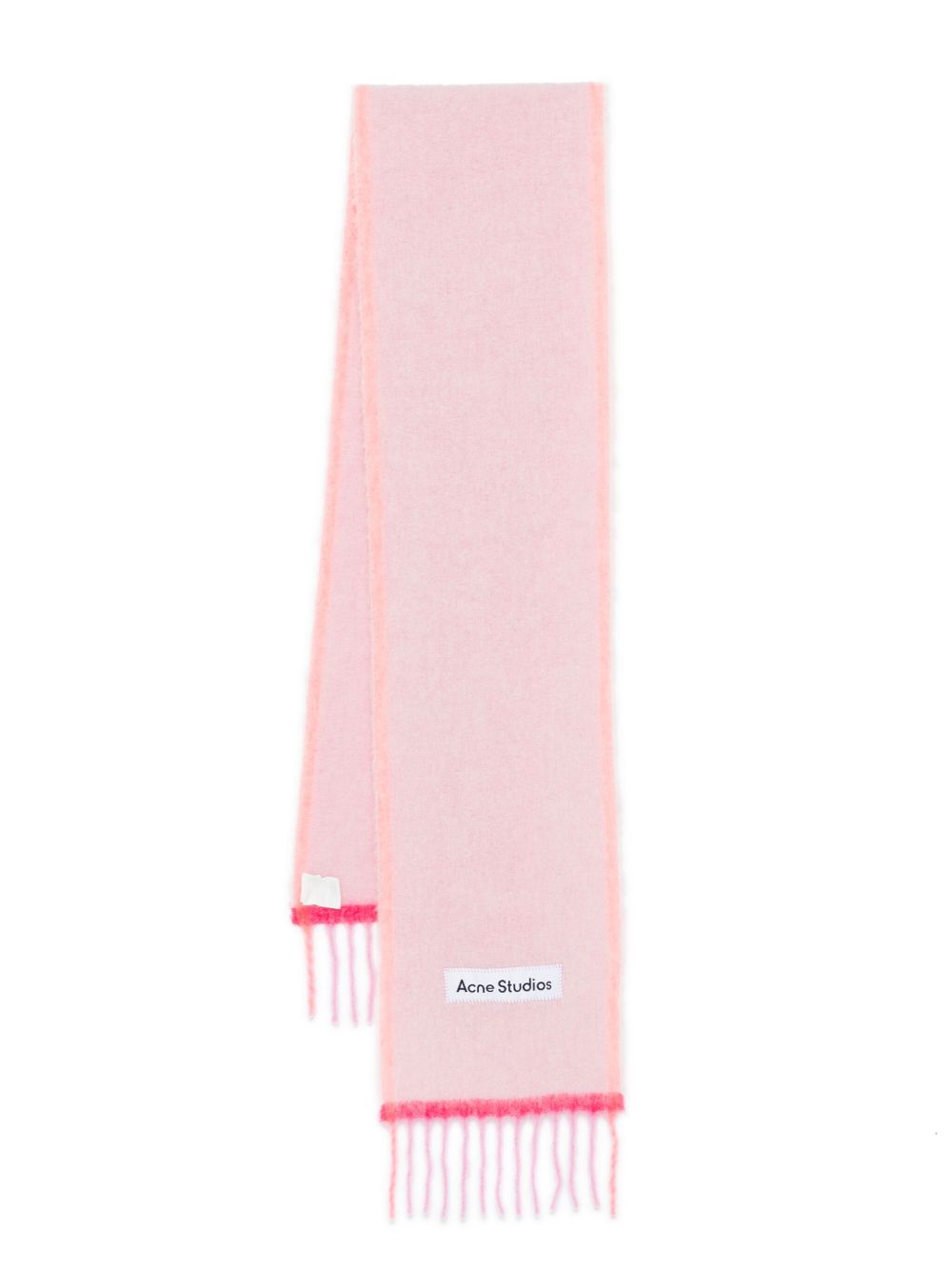 Acne Studios 流苏边围巾 - 粉色