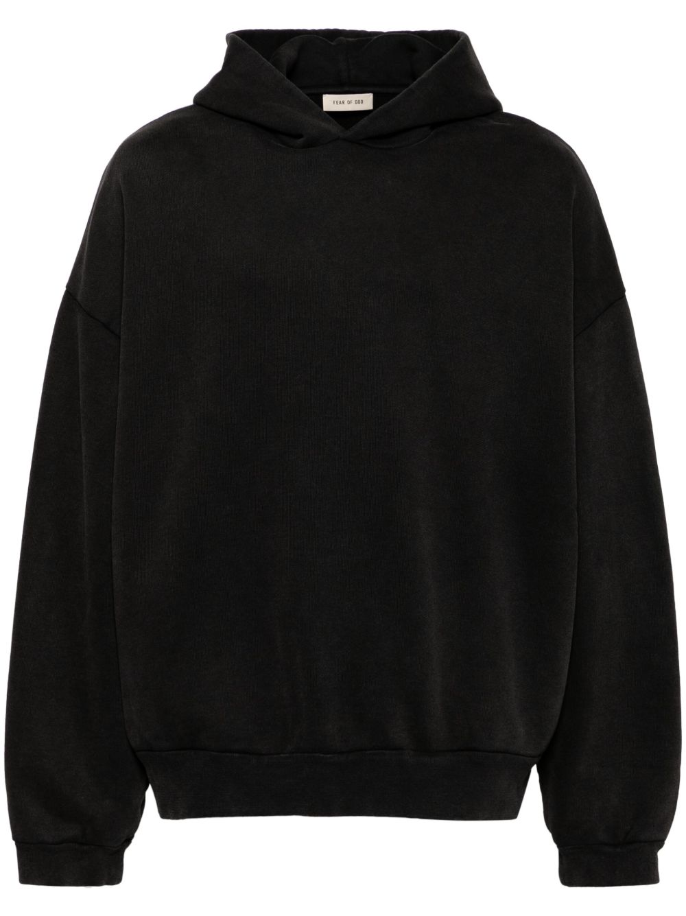 Fear Of God 图案印花连帽衫 - 黑色