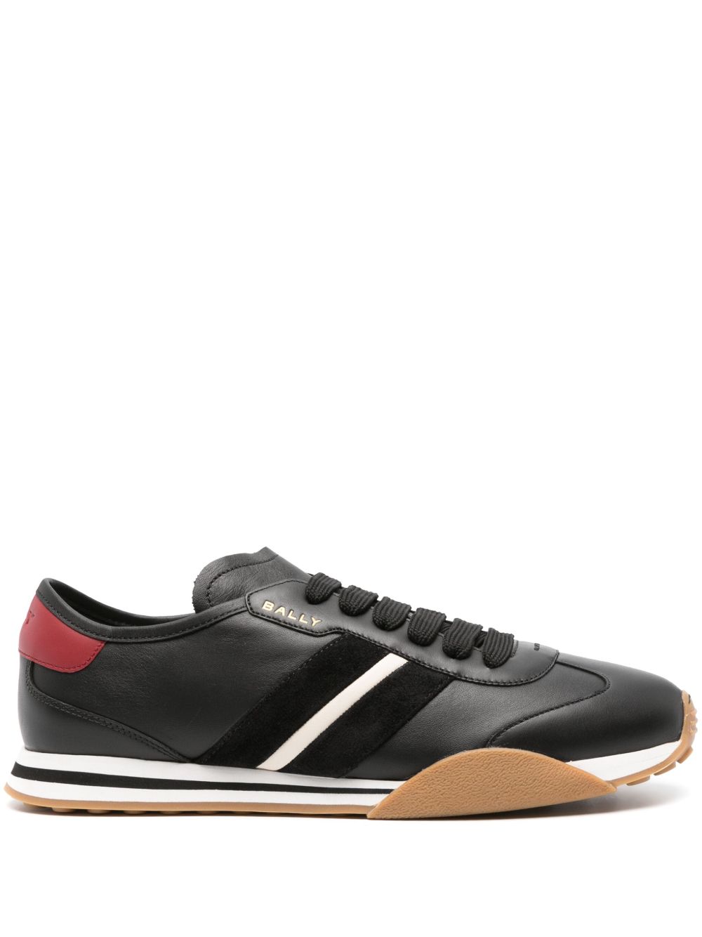 Bally Sussex logo印花运动鞋 - 黑色