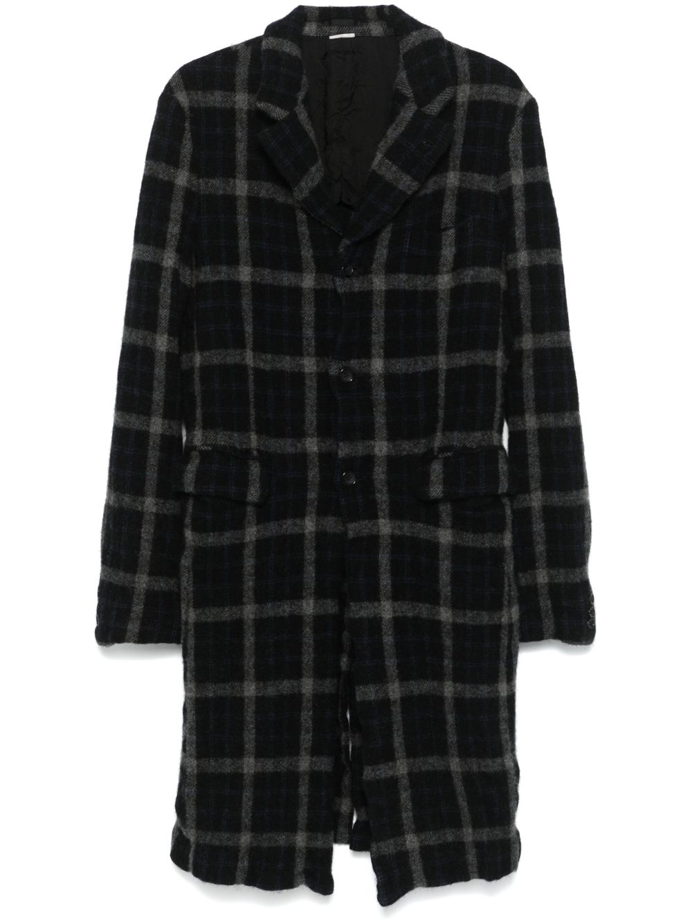 Comme des Garçons Homme Plus 格纹外套 - 黑色