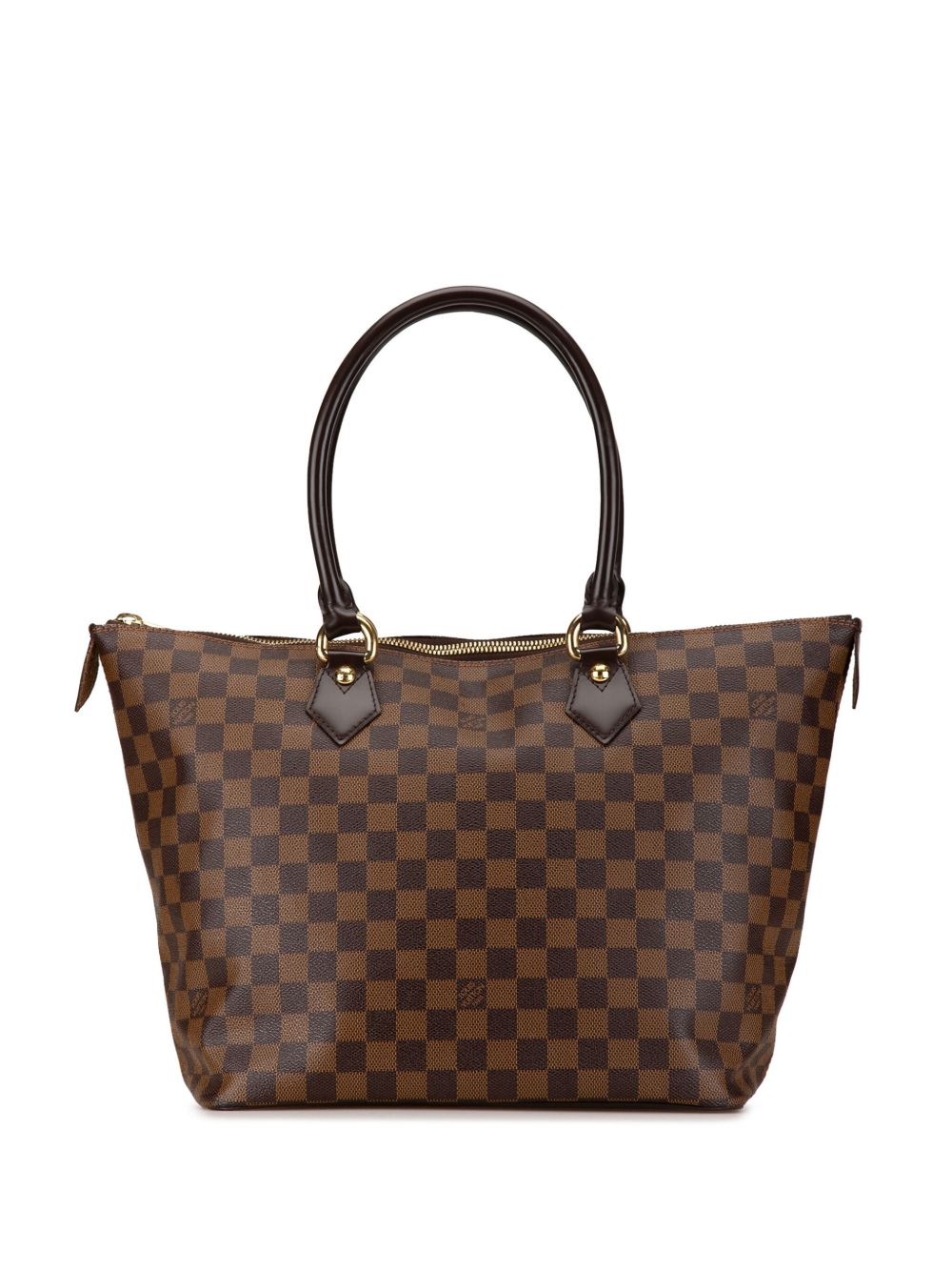 Louis Vuitton Pre-Owned Damier Ebene Saleya MM 手提包（2010年典藏款） - 褐色