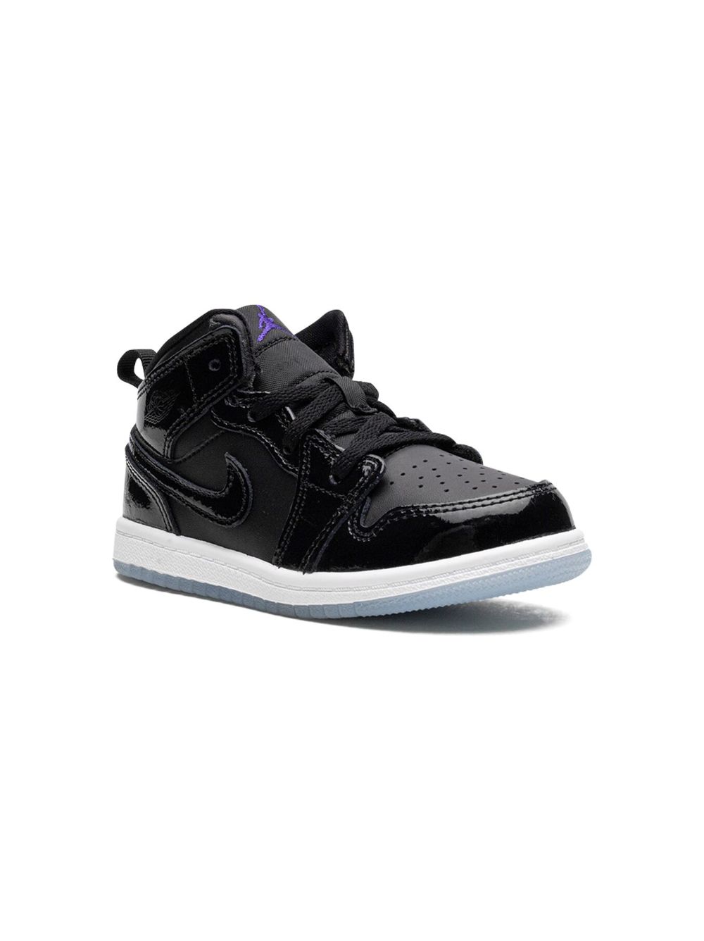 Jordan Kids Air Jordan Retro 1 Mid SE Space Jam 运动鞋 - 黑色