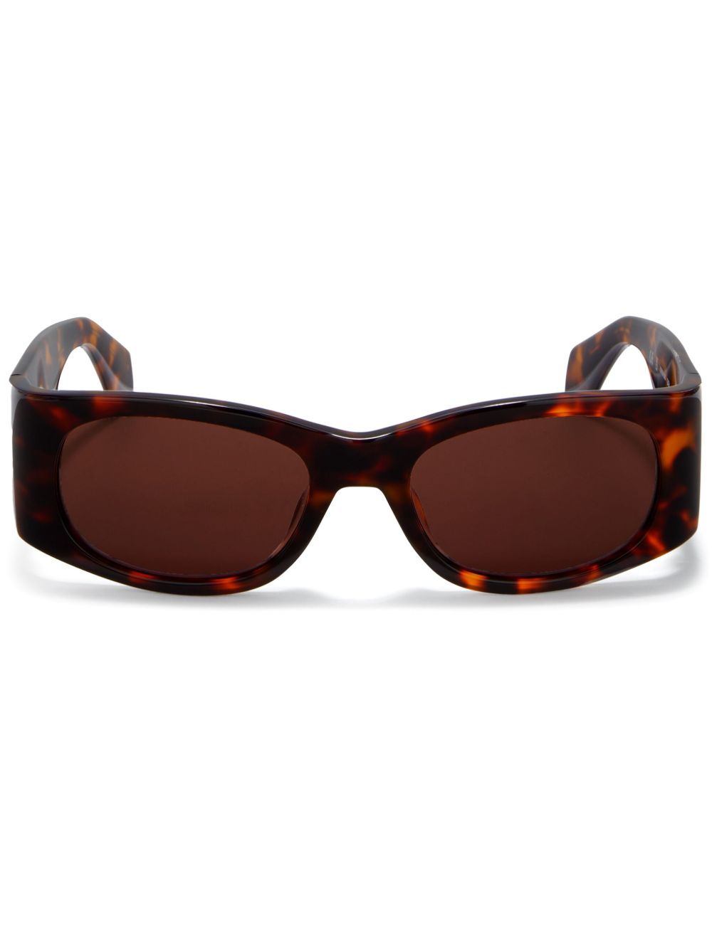 Ambush Eyewear Gaea 长方形框太阳眼镜 - 褐色