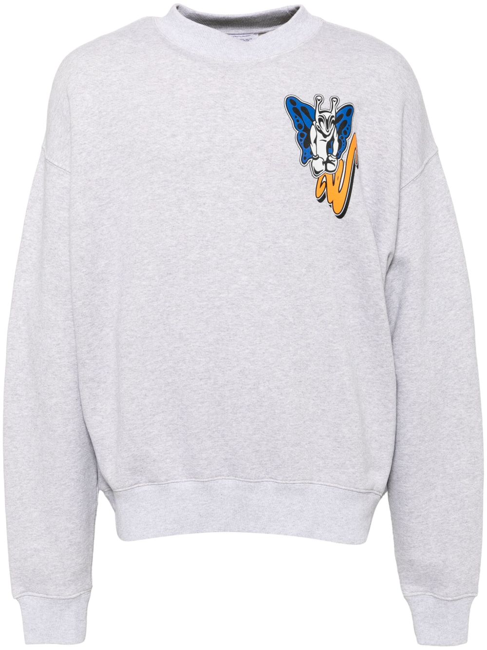 Off-White Gang Skate 连帽衫 - 灰色