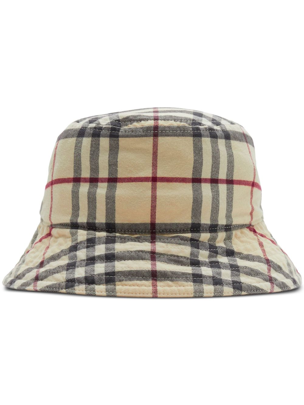 Burberry Vintage Check 图案棉渔夫帽 - 中性色