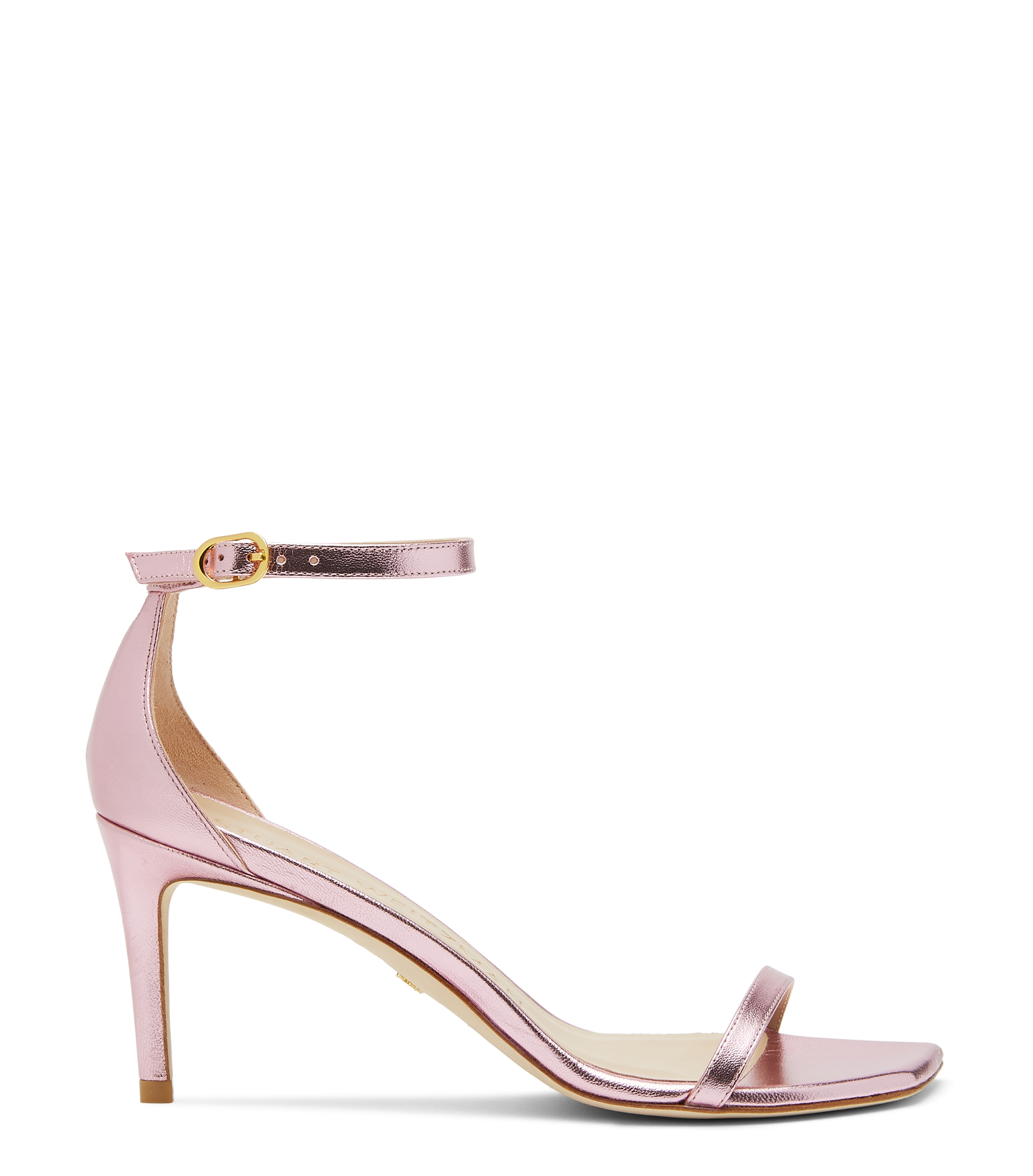 Stuart Weitzman Nudistcurve 75 Sandal - Woman Sandals Cotton Candy 37.5