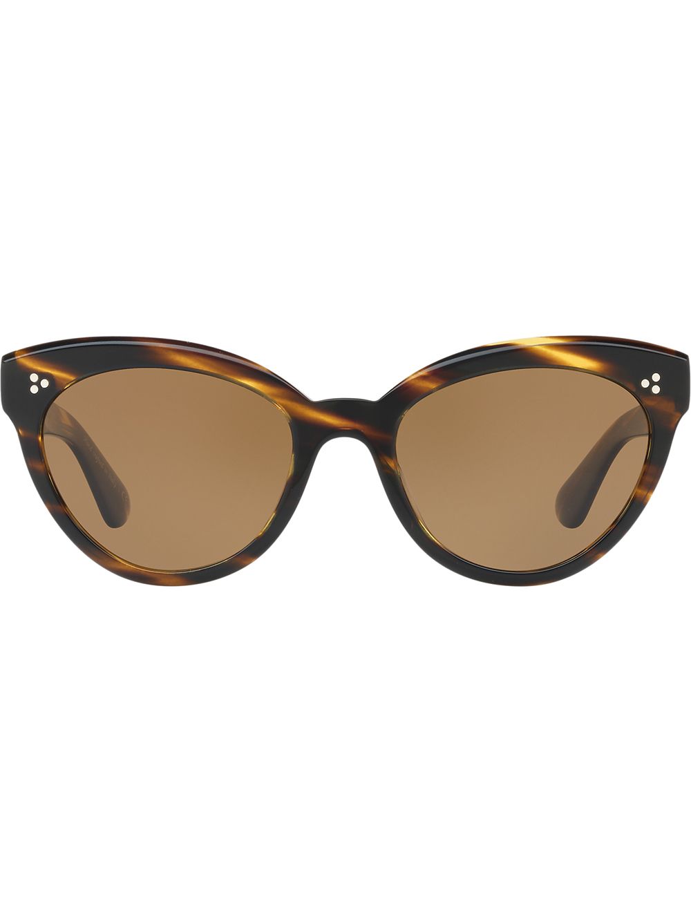 Oliver Peoples Falabella猫眼眶太阳眼镜 - 黑色
