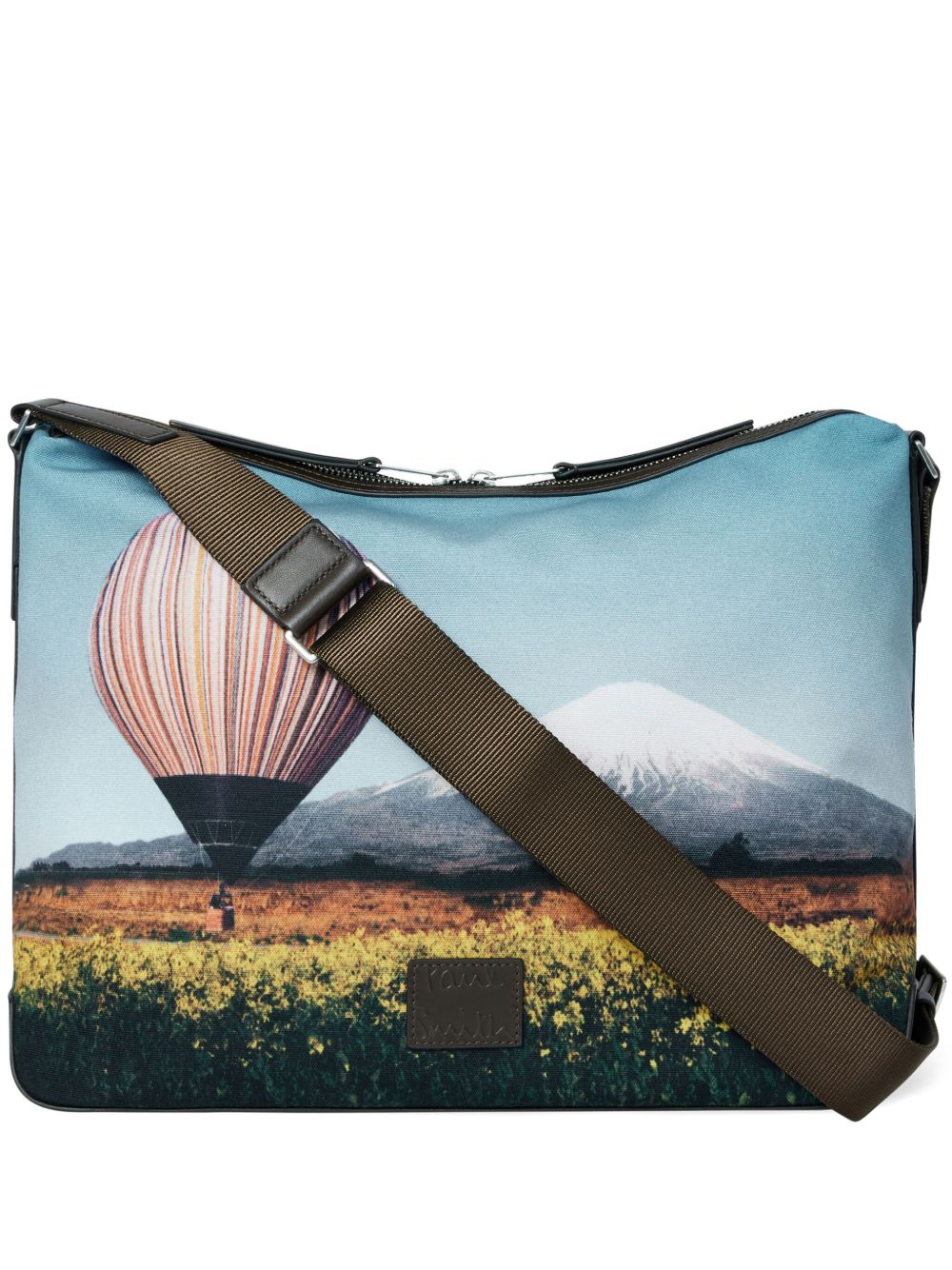 Paul Smith Stripe Baloon 印花单肩包 - 蓝色