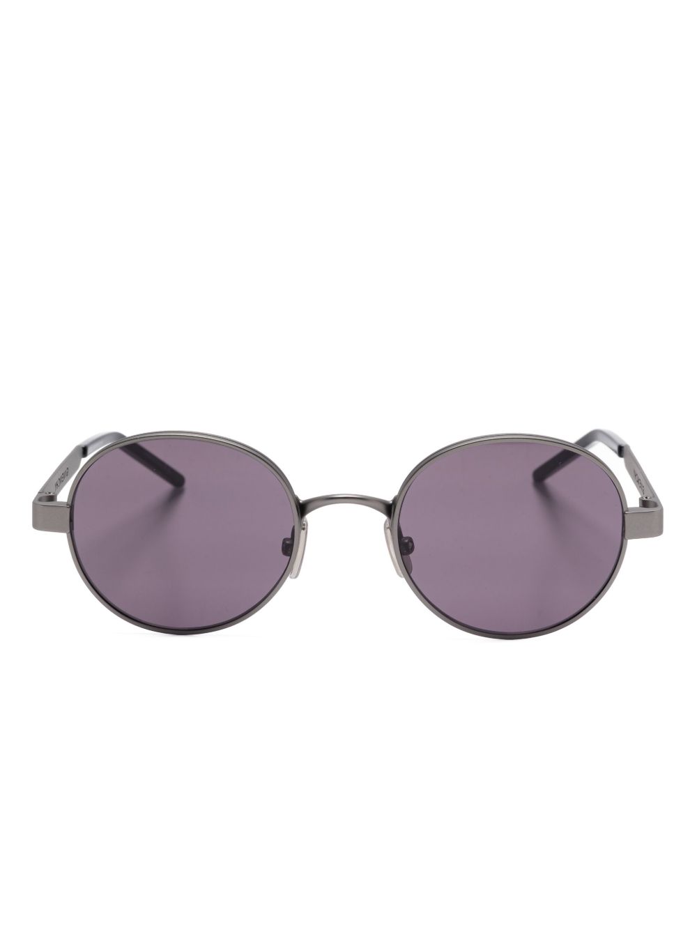 Givenchy Eyewear 椭圆形框太阳眼镜 - 银色