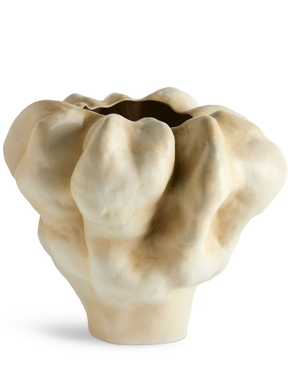 L'Objet Timna 矮款陶瓷花瓶（38.5厘米 x 42厘米） - 中性色