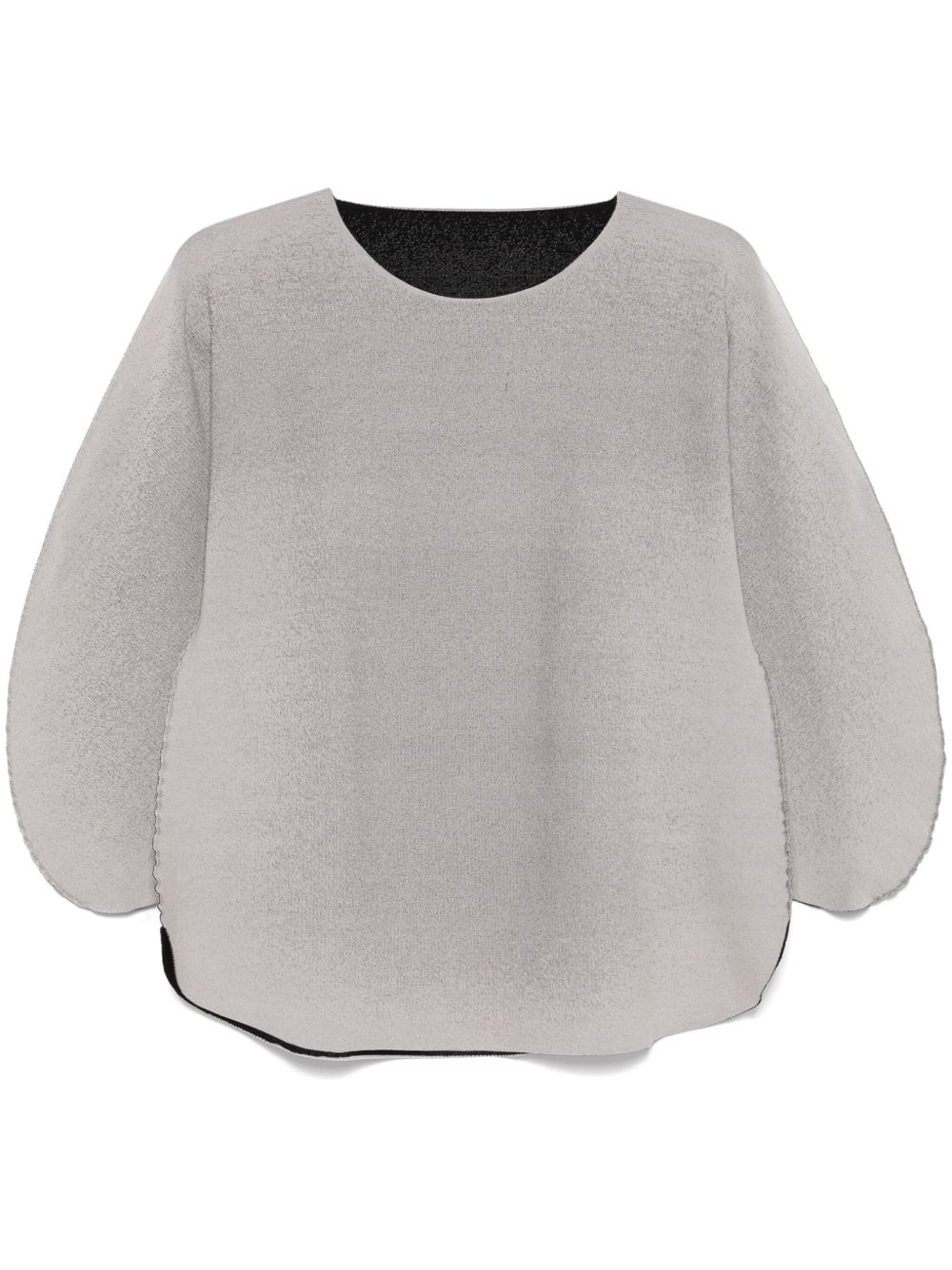 Pleats Please Issey Miyake A Poc Friends 长款上衣 - 灰色