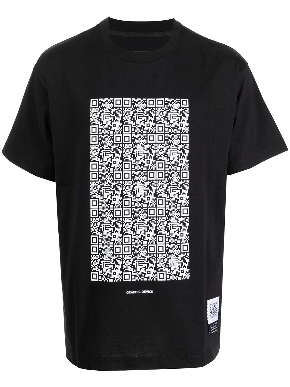 Fumito Ganryu Graphic-device 短袖T恤 - 黑色