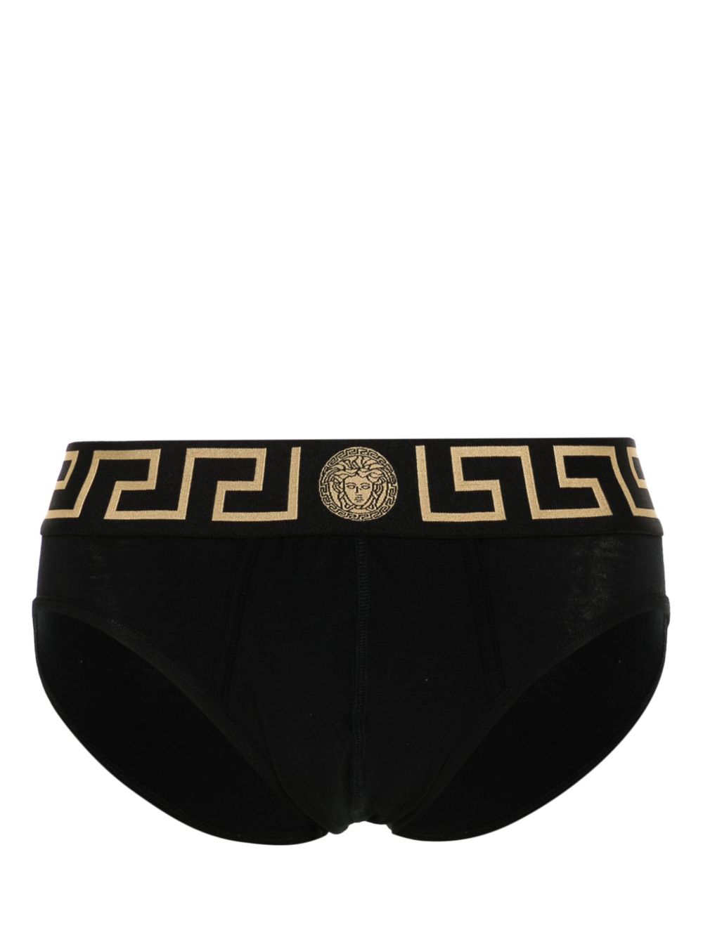 Versace Greca Border 三角内裤 - 黑色