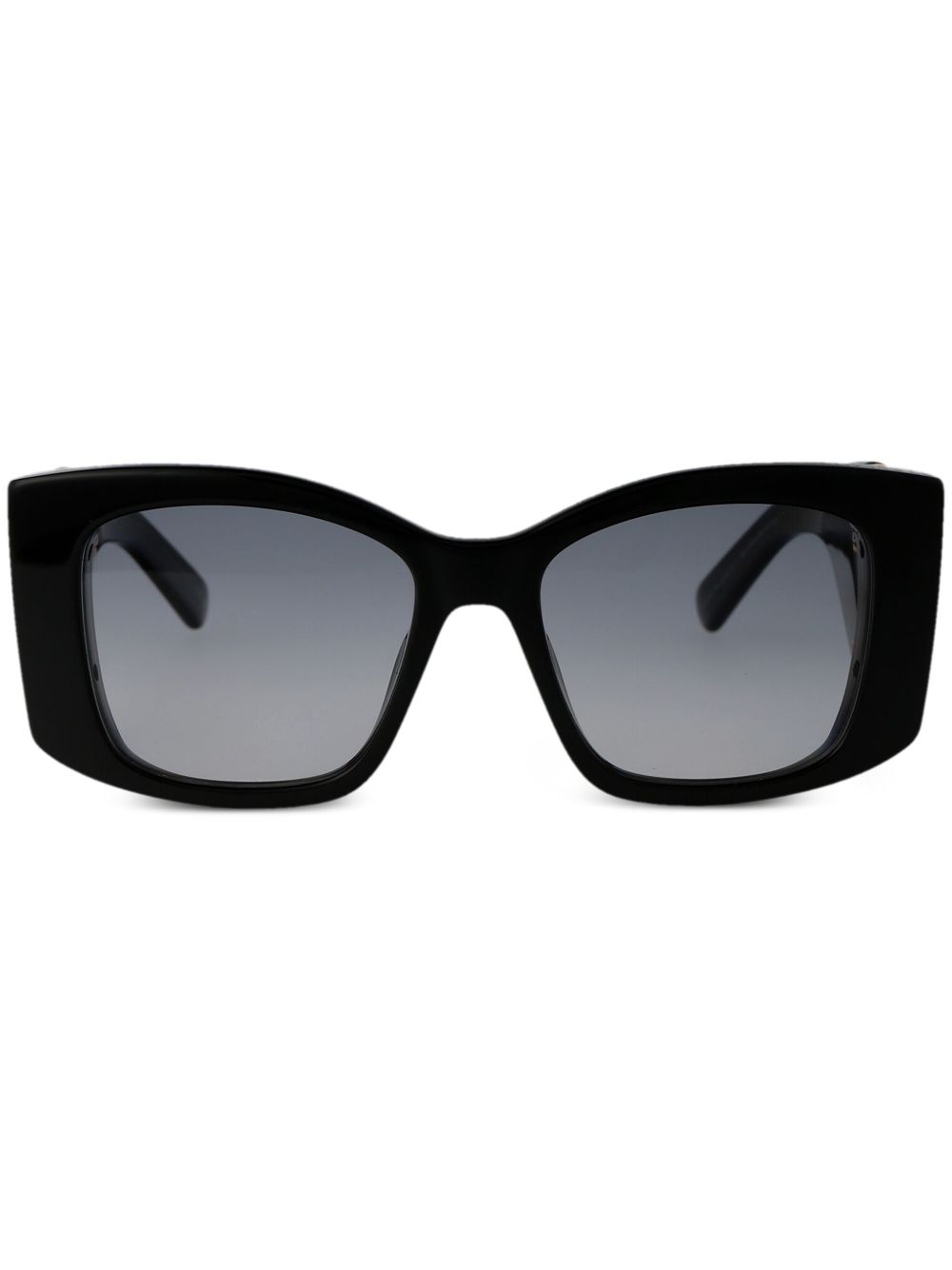 Stella McCartney Eyewear 搭链蝴蝶镜框太阳眼镜 - 黑色