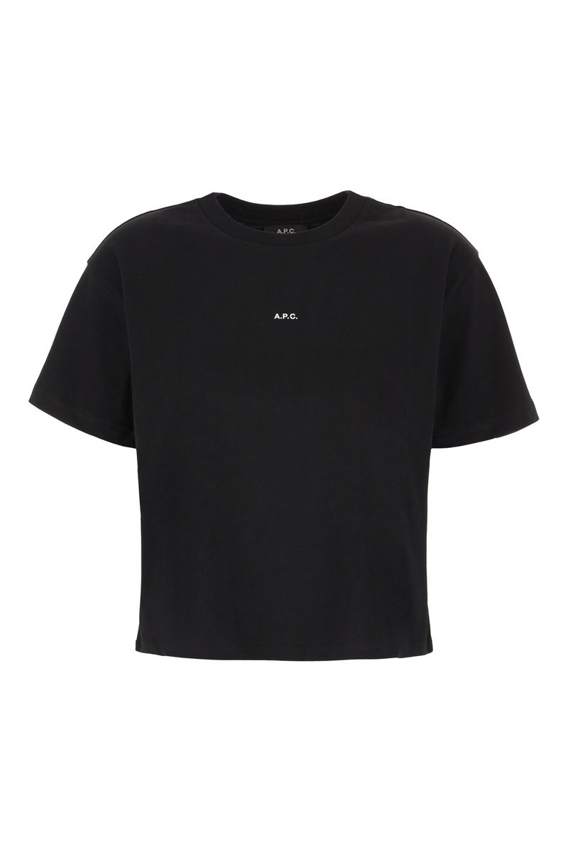 A.P.C. 箱型宽松小logo GOTS认证T恤