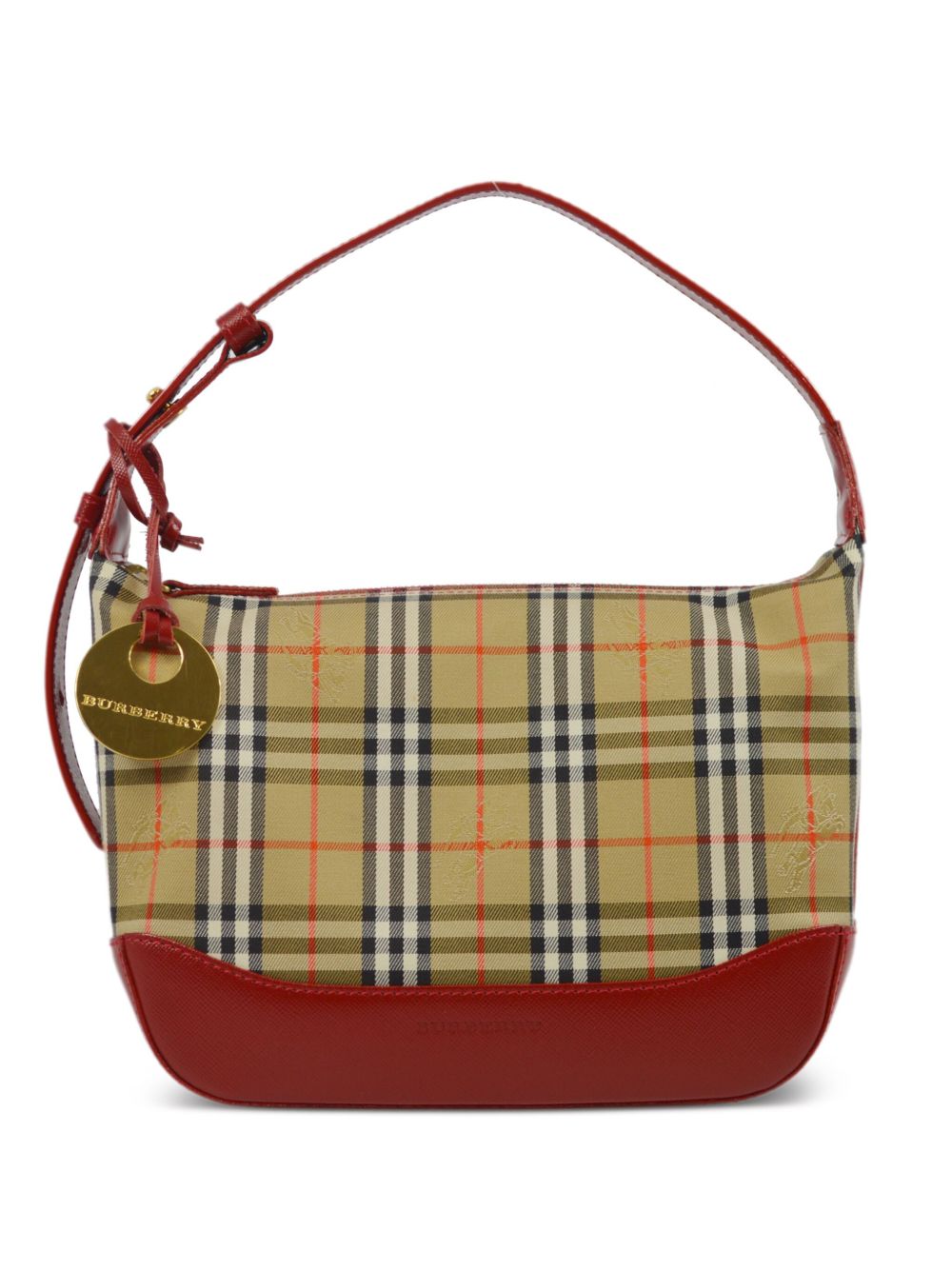 Burberry Pre-Owned 1990-2000s House Check shoulder bag - 中性色