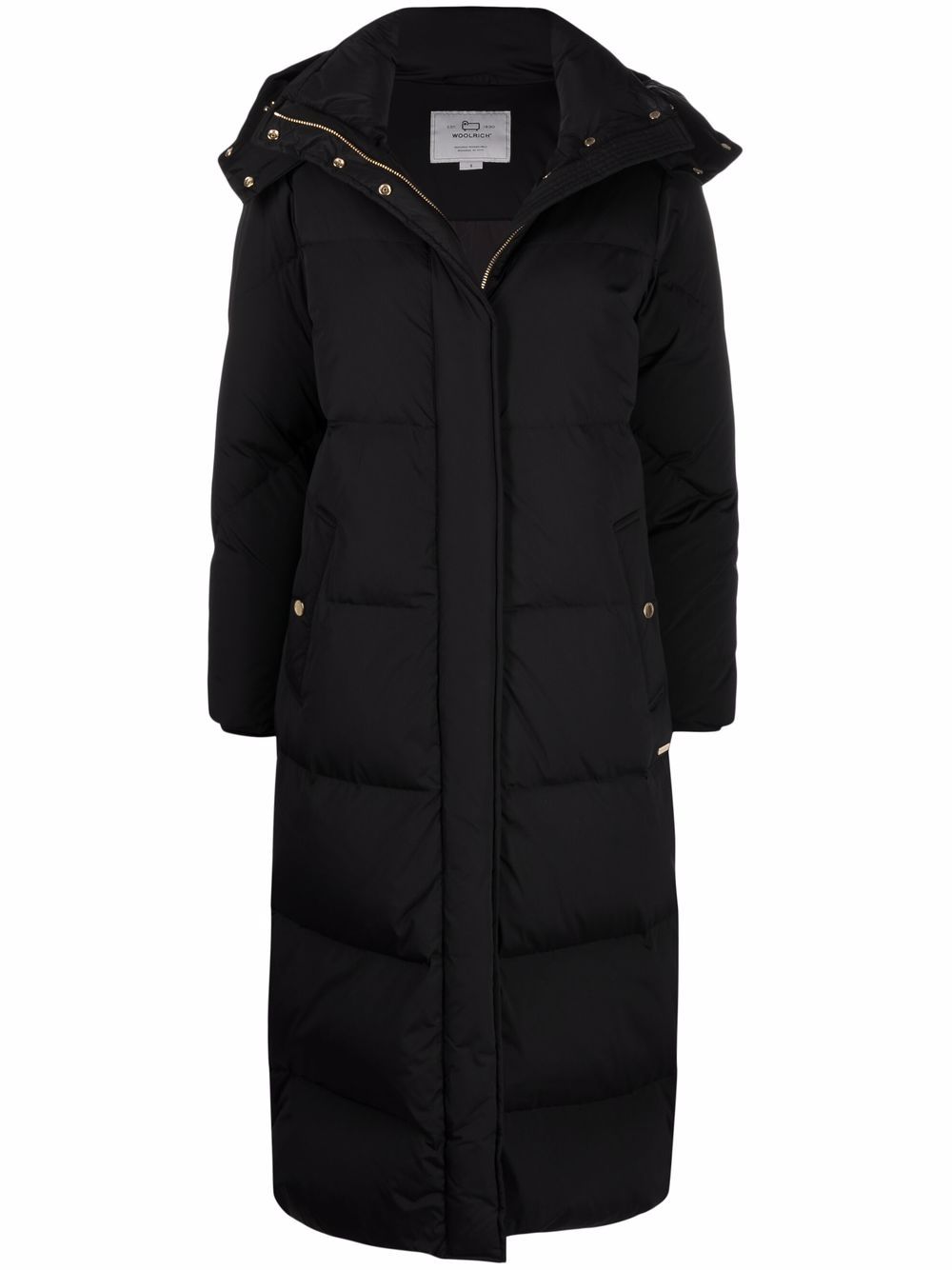 Woolrich Aurora 长款蓬松外套 - 黑色