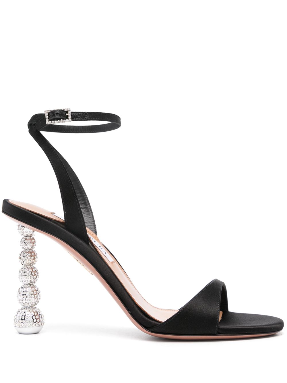 Aquazzura Yes Baby 高跟凉鞋（9.5厘米） - 黑色