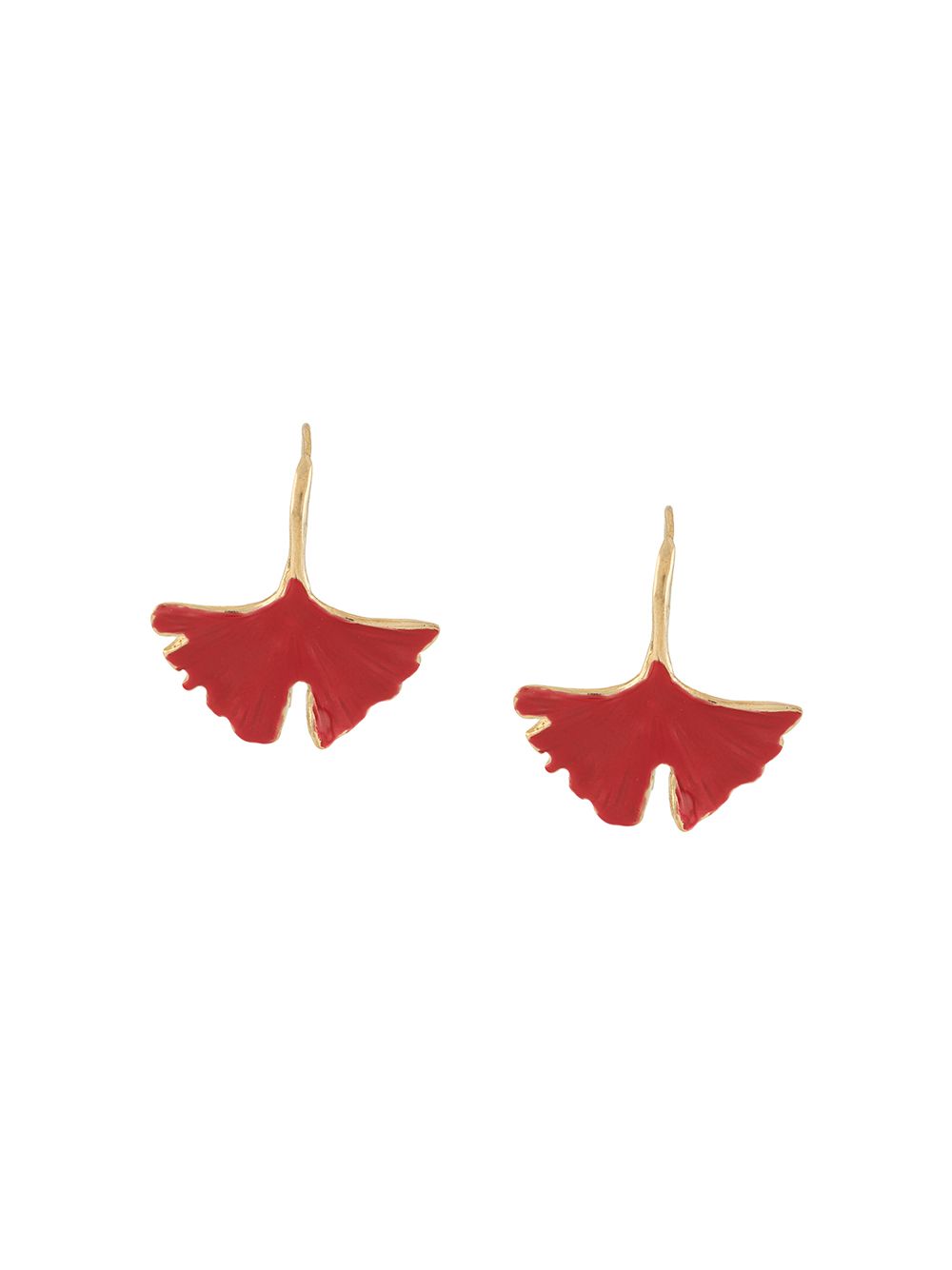Aurelie Bidermann Vermilion Tangerine 耳环 - 金色