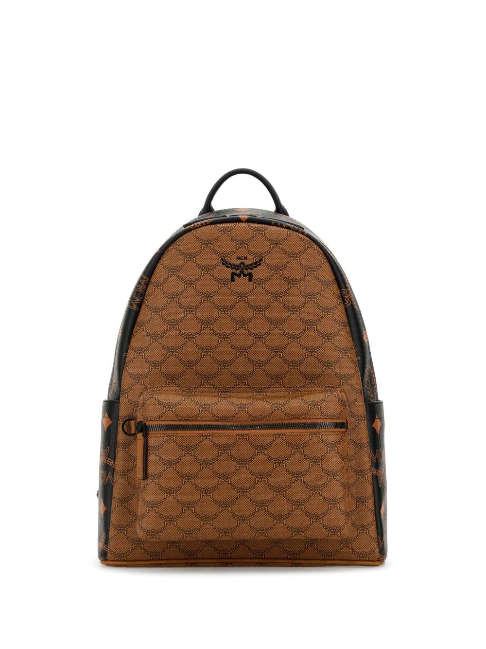 MCM Stark 中号双肩包 - 褐色