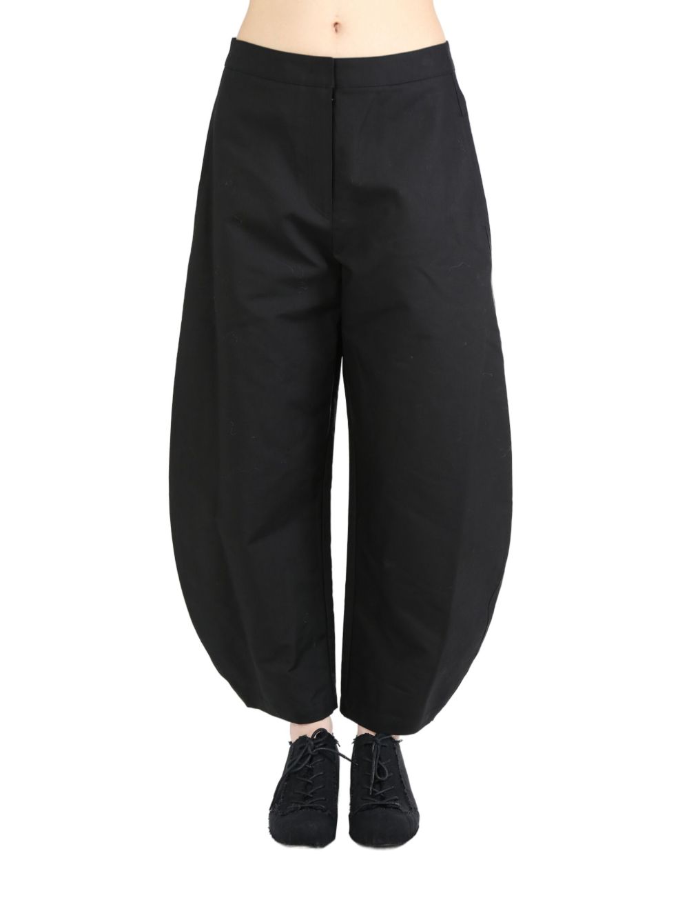 Amomento wide-leg trousers - 黑色