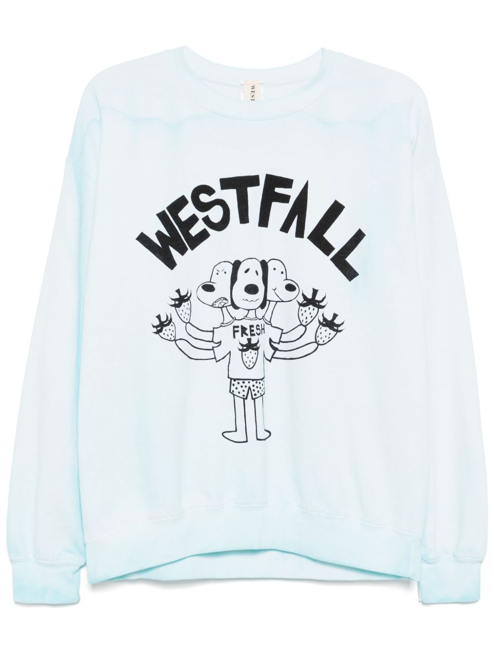 WESTFALL 图案印花卫衣 - 蓝色