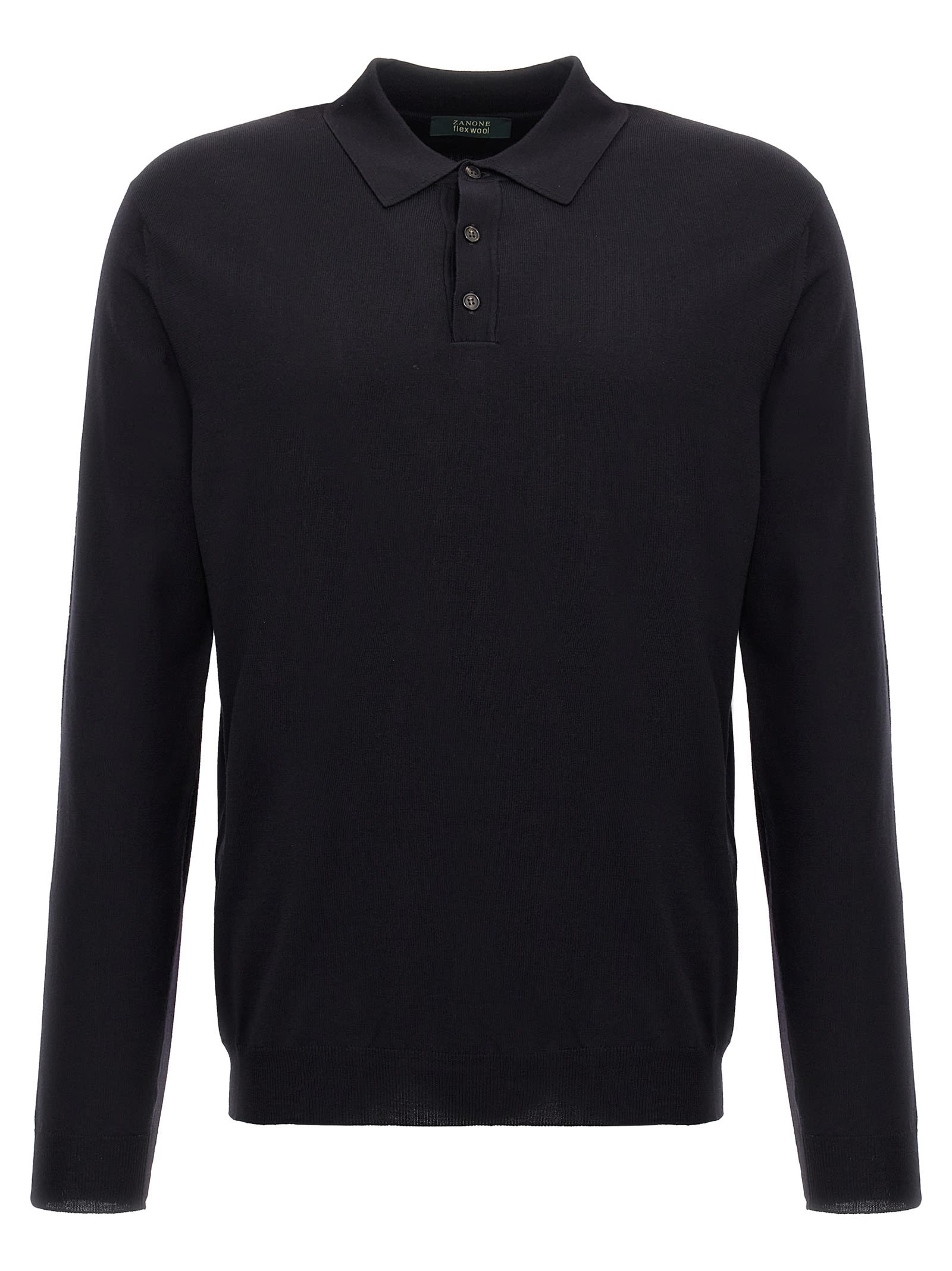 Zanone Wool Polo Shirt