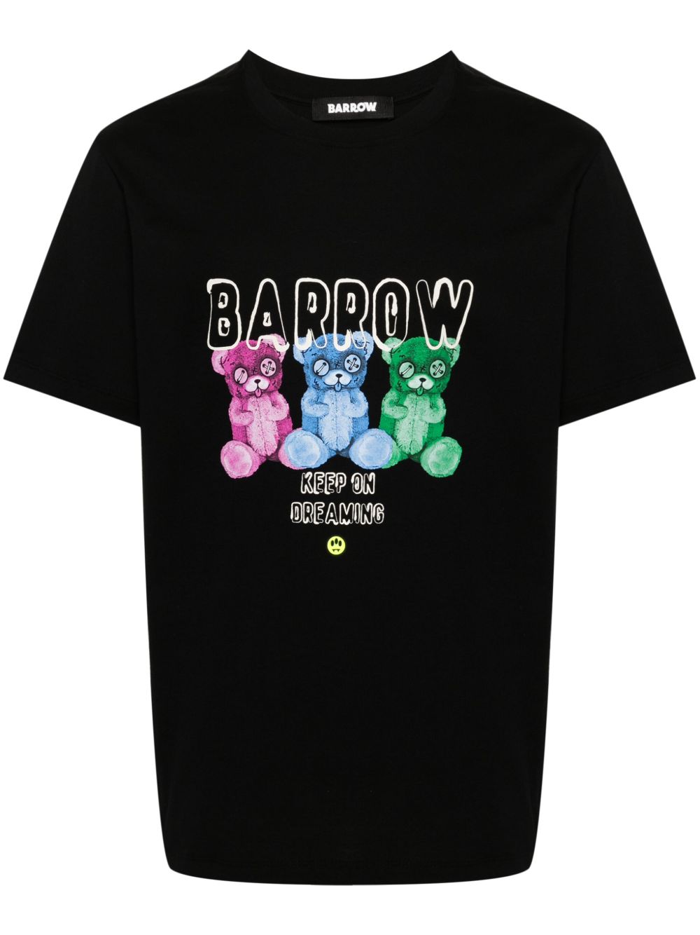 BARROW logo印花T恤 - 黑色