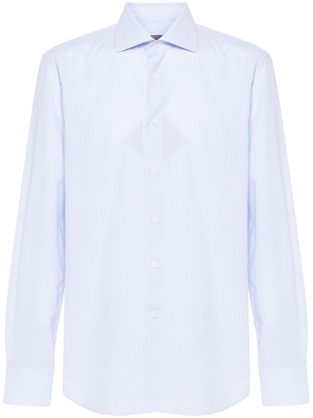 Corneliani 条纹衬衫 - 蓝色