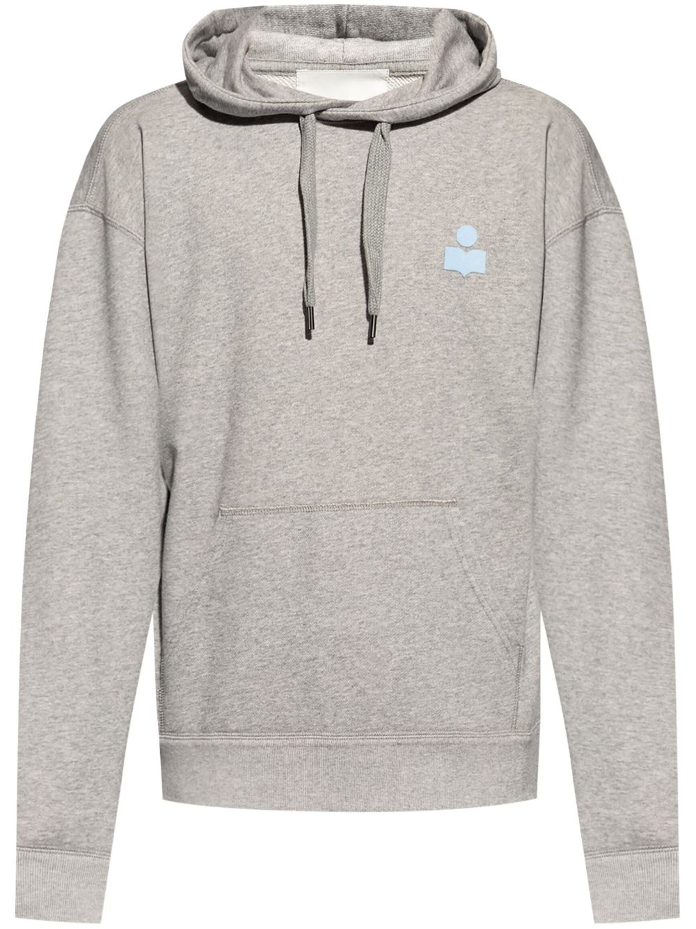 MARANT Matte logo刺绣连帽衫 - 灰色