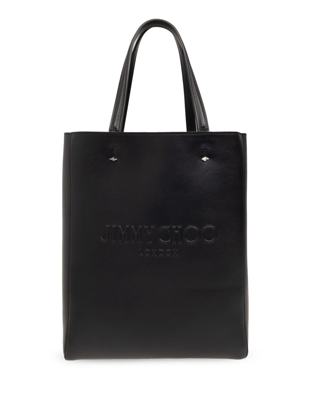 Jimmy Choo Lenny 皮质托特包 - 黑色