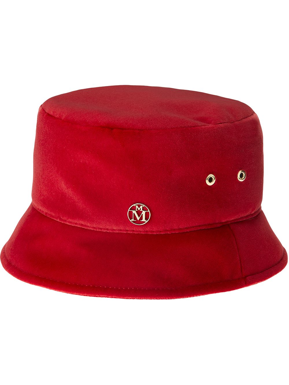 Maison Michel Chinese New Year logo标牌渔夫帽 - 红色