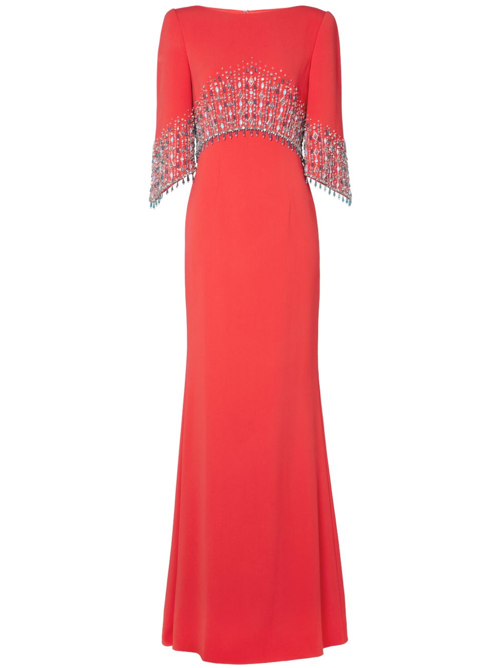Jenny Packham Electra 连衣裙 - 红色