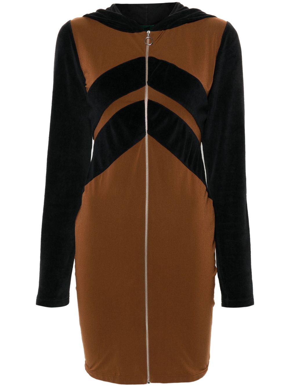 Jean Paul Gaultier Pre-Owned 连帽迷你连衣裙（ 1980年代典藏款 ） - 黑色
