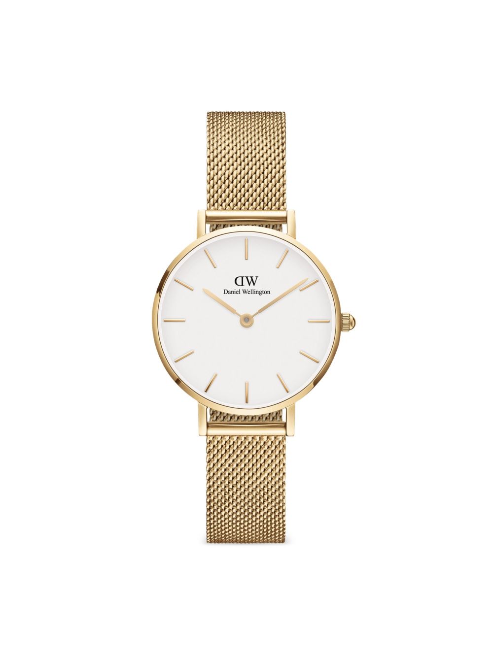 Daniel Wellington Petite Evergold 32毫米手链礼品套装 - 白色
