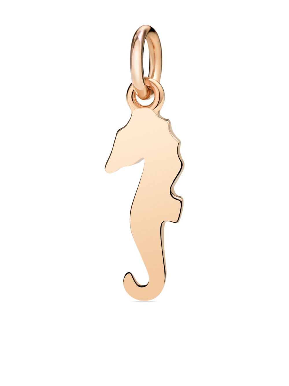 Dodo 9kt rose gold Seahorse charm - 粉色