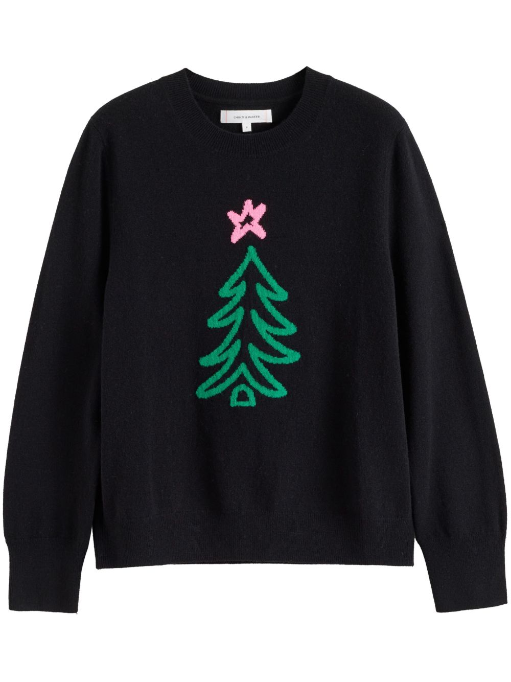 Chinti & Parker Christmas Tree 毛衣 - 黑色