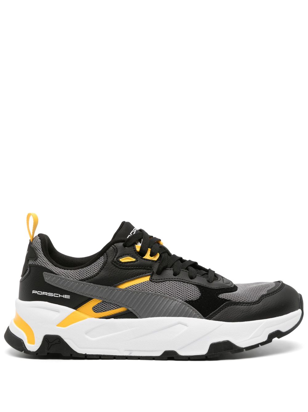 PUMA x Porche Legacy Trinity 拼接运动鞋 - 黑色