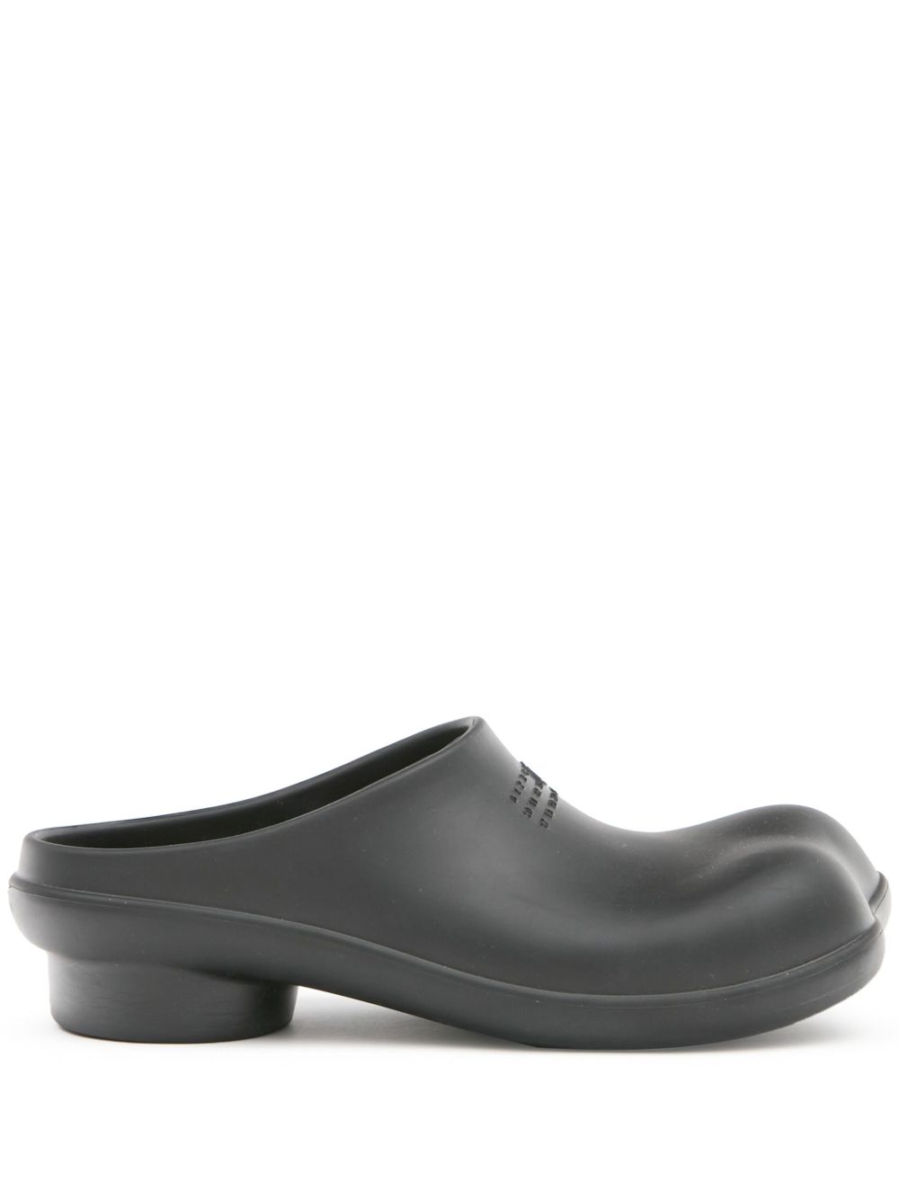 MM6 Maison Margiela Anatomic 数字图案拖鞋 - 黑色