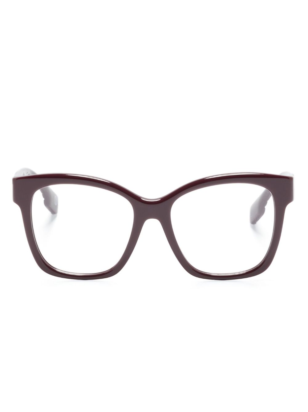 Burberry Eyewear Sylvie 方框眼镜 - 红色