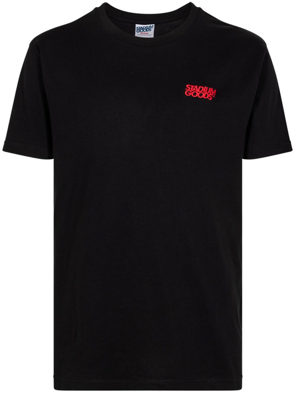 STADIUM GOODS® Black-Red 叠层logo T恤 - 黑色
