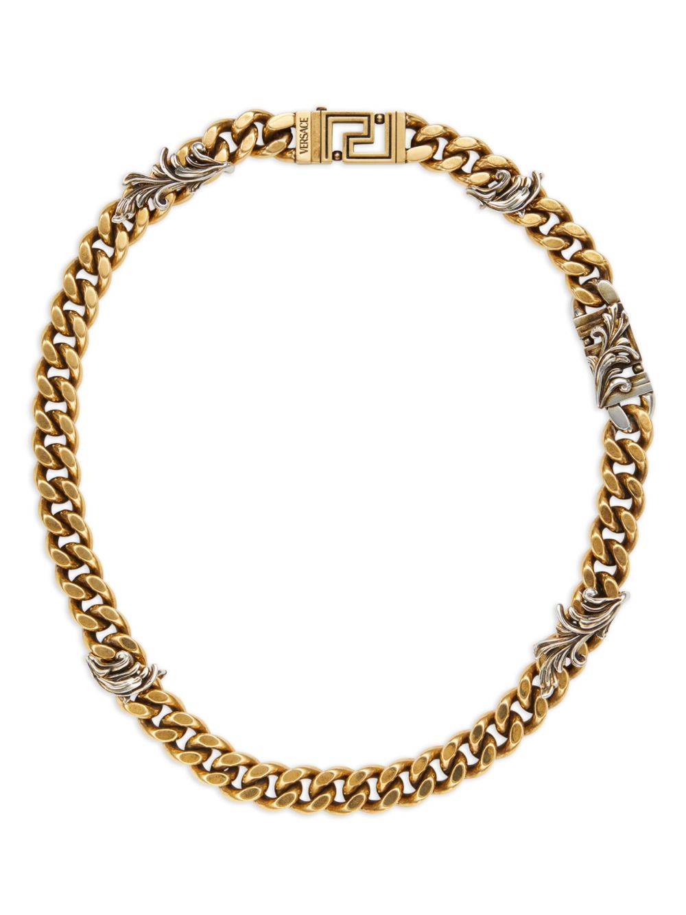 Versace 巴洛克细节项链 - 金色