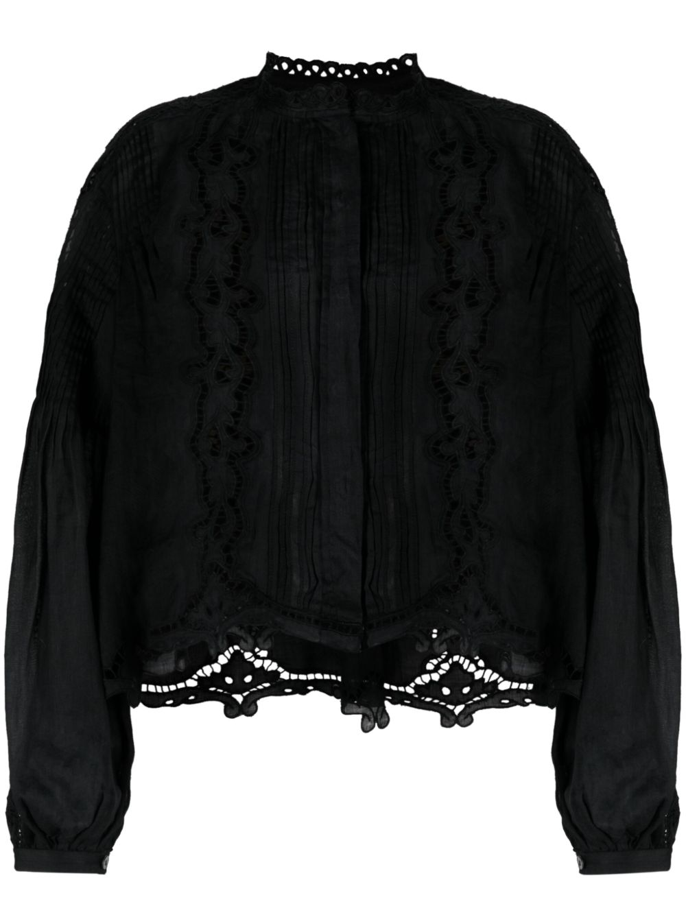 ISABEL MARANT Kubra 马德拉刺绣罩衫 - 黑色