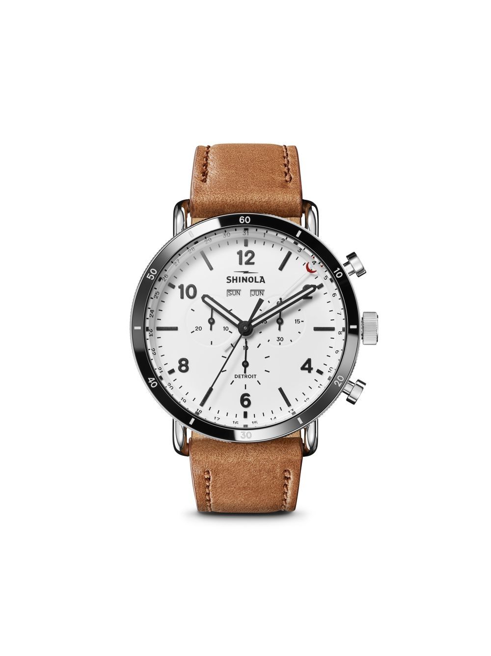 Shinola Canfield Sport 45毫米腕表 - 白色