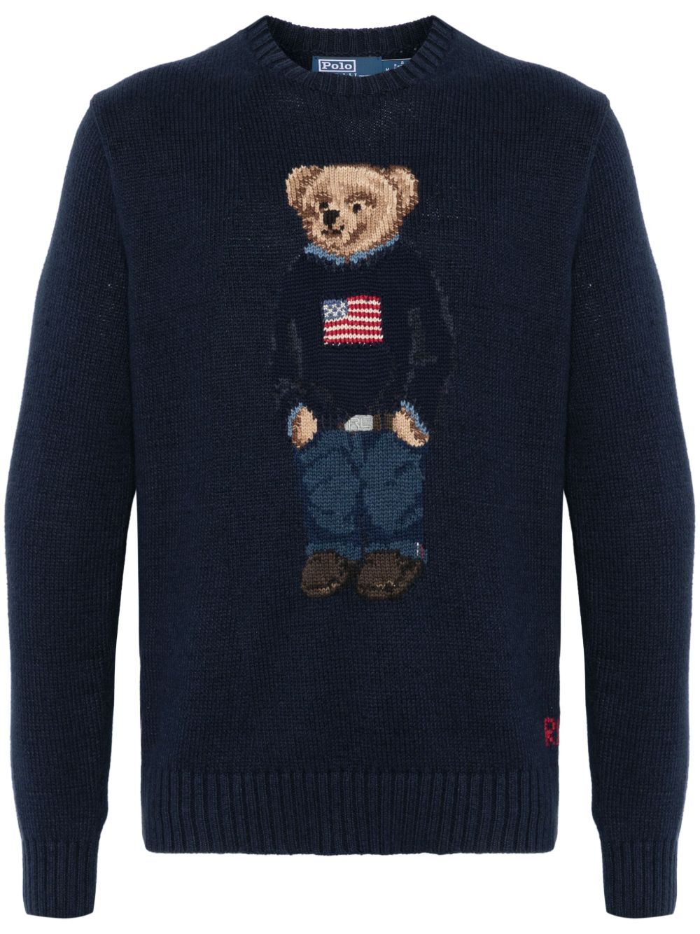 Polo Ralph Lauren Flag Bear 毛衣 - 蓝色